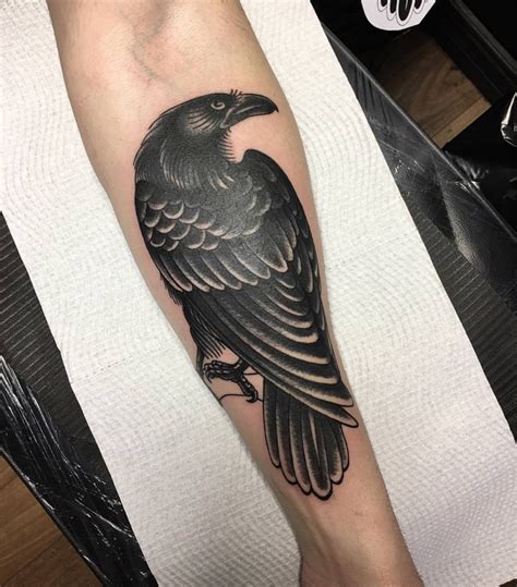 Crow Tattoo Meanings And Beliefs Best Tattoos For Men Crow Tattoo Meaning