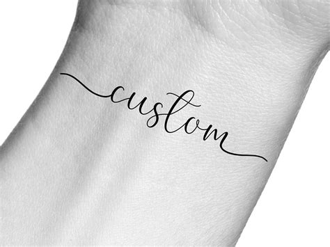 Cursive Name Tattoo Designs