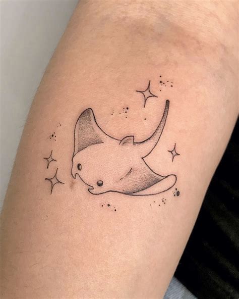 Cute Stingray Tattoo