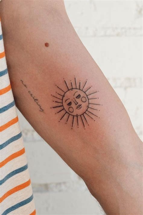 Cute Sun Tattoo Cute Sun Tattoo