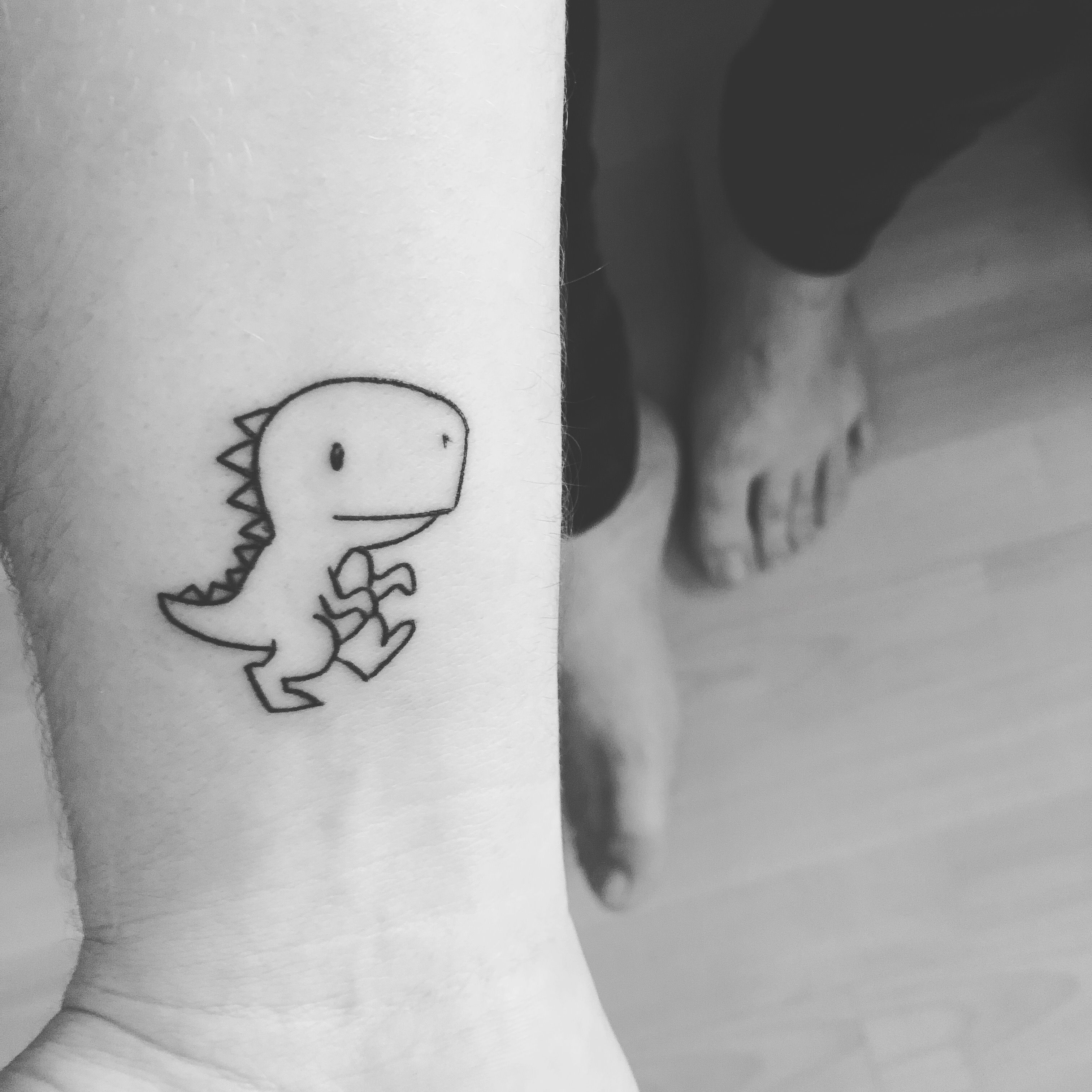 Cute T Rex Tattoo
