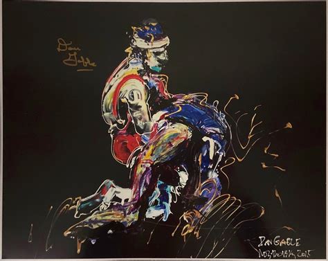 Dan Gable Poster By Nancy Ostrovsky