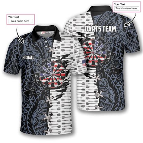 Dart Arrow Tribal Tattoo Custom Darts Shirts For Men Primesty