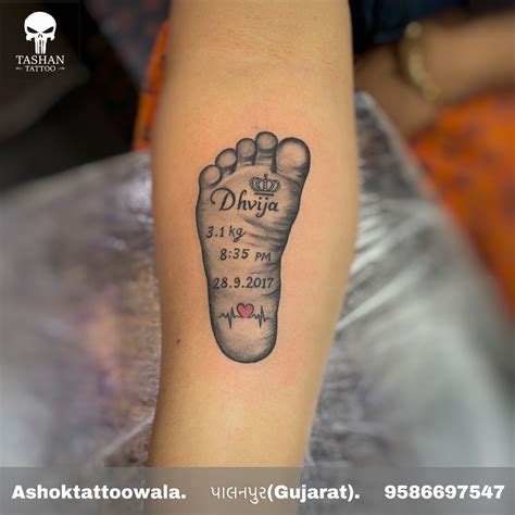 Daughter Footprint Tattoo Baby Foot And Foot Tattoos Are Some Of The Favorite Male Fathers As This Tattoo Symbolizes Boundless Love For Their Children Tattoo By Gourav Jamwal Taboo The Daughter Footprint Tattoo Baby Foot And Foot Tattoos Are Some Of The Favorite Male Fathers As This Tattoo Symbolizes Boundless Love For Their Children Tattoo By Gourav Jamwal Taboo The