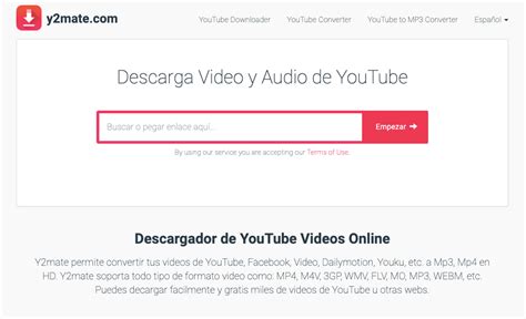 Descargar Audio De Youtube