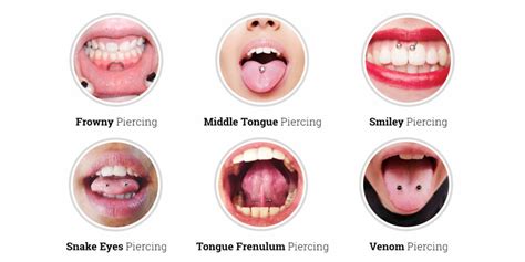 Different Types Of Tongue Piercings