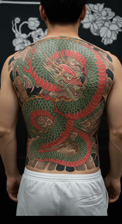 Dragon Full Back Japanese Black And Grey Tattoo Dragon Full Back Japanese Black And Grey Tattoo