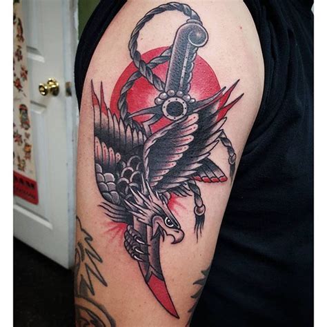 Eagle Knife Tattoos
