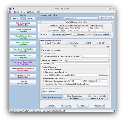 Etomo Tutorial Etomo Tutorial