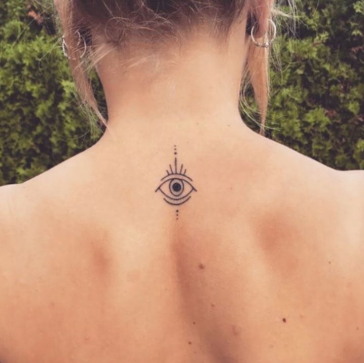 Eye Tattoo On The Back Of The Neck Eye Tattoo On The Back Of The Neck