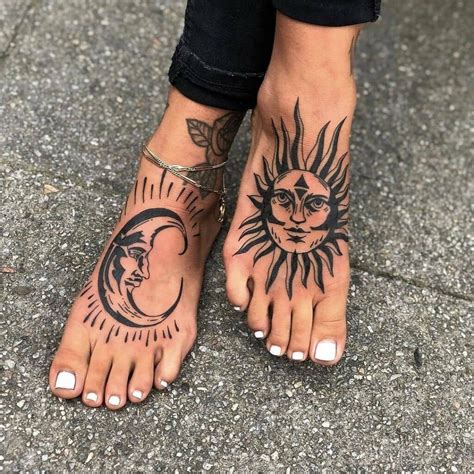 Feet Tattoo Design