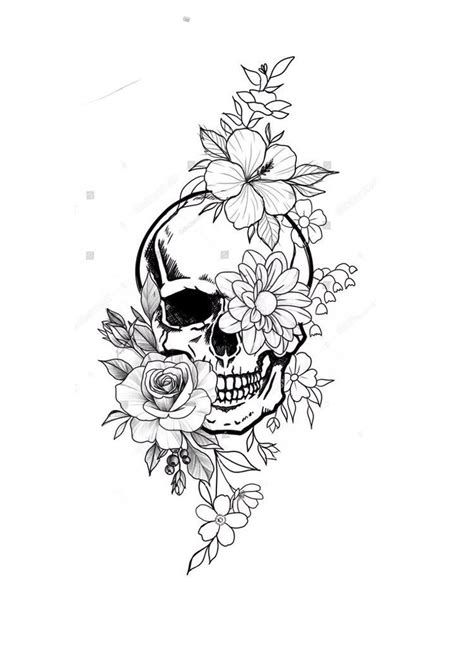 Feminine Skulls Tattoo Tattoo For A Week Feminine Skulls Tattoo Tattoo For A Week