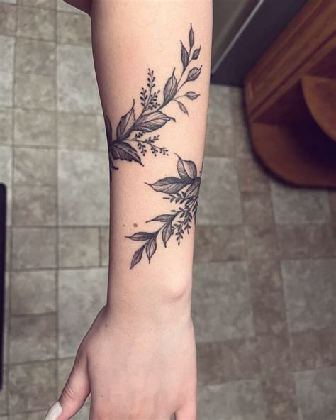 Flower And Vine Tattoos