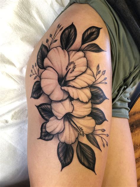 Flower Thigh Tattoo Designs Tattoo Style Trends