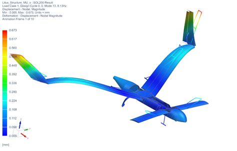 Flutter Verification Of A Composite Electric Aircraft Simcenter