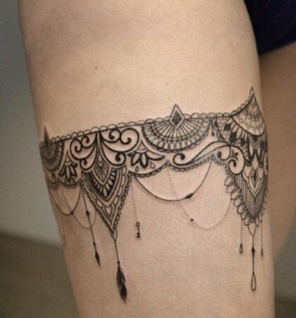 Garter Belt Tattoo