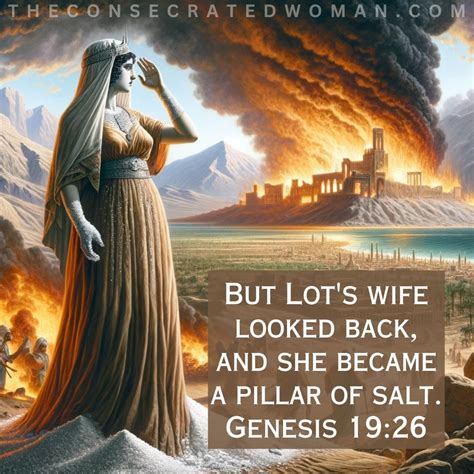 Genesis 19 26 But Lot Amp 39 S Wife Looked Back And She Became A Pillar Of Salt