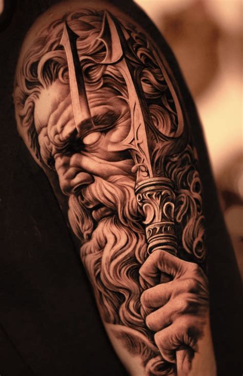 Greek Gods Tattoos Poseidon Greek Gods Tattoos Poseidon