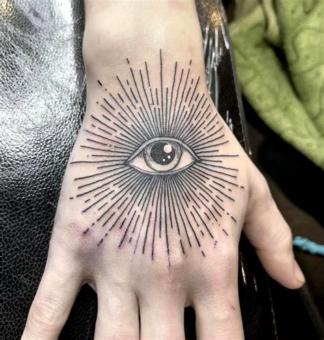 Hand With Eye Tattoo Hand With Eye Tattoo