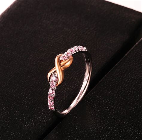 Handmade Gold Infinity Symbol Rings Pink Diamond Ring For Etsy Handmade Gold Infinity Symbol Rings Pink Diamond Ring For Etsy