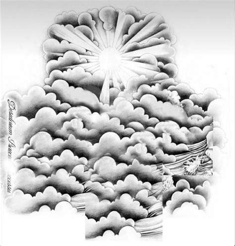 Heaven Cloud Tattoo Designs Heaven Cloud Tattoo Designs