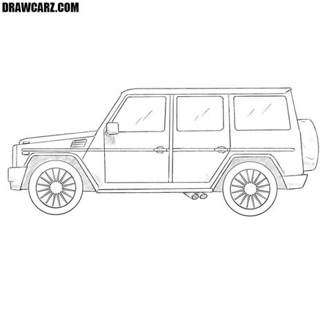 How To Draw A Mercedes Benz G Class Artofit