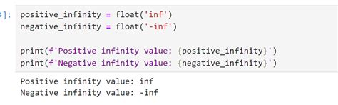 Infinity In Python