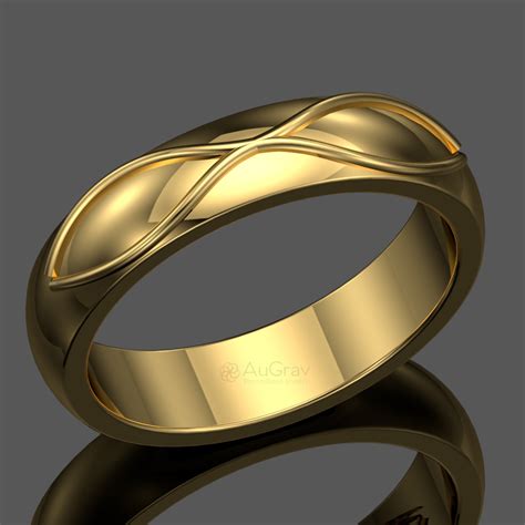 Infinity Sparkle Gold Couple Rings Infinity Sparkle Gold Couple Rings