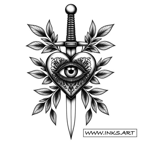 Ink Emotion A Dagger Piercing The Heart A Symbol Of Pain Strength And Resilience Every Black And Grey Detail Adds Depth And Meaning To This Powerful Piece Art On The Ink Emotion A Dagger Piercing The Heart A Symbol Of Pain Strength And Resilience Every Black And Grey Detail Adds Depth And Meaning To This Powerful Piece Art On The