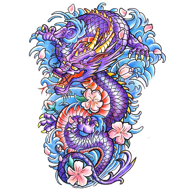 Japanese Dragon Tattoo Design By Zakariaseatworld Designs Interfaces
