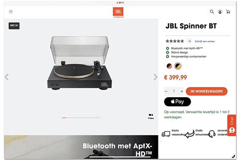 Jbl Spinner Bt Playing Records Wireless Alpha Audio