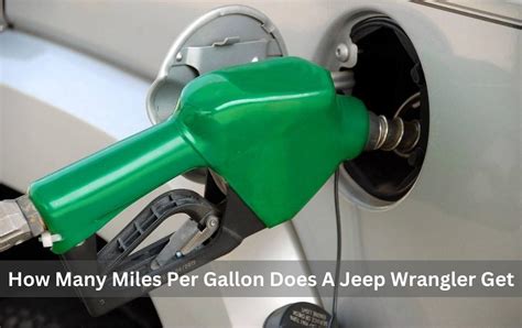 Jeep Miles Per Gallon