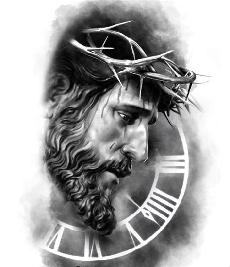 Jesus Face Tattoo Drawing Jesus Face Tattoo Drawing