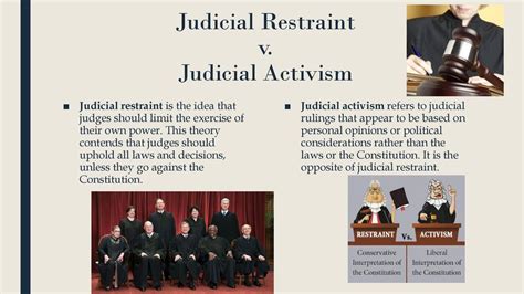 Judicial Activism And Judicial Restraint Us Constitution Rights Violations Attorneys Laws Laws Com