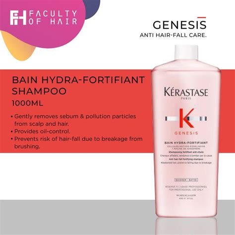 Kerastase Genesis Bain Hydra Fortifiant Shampoo 1000Ml Shopee Singapore