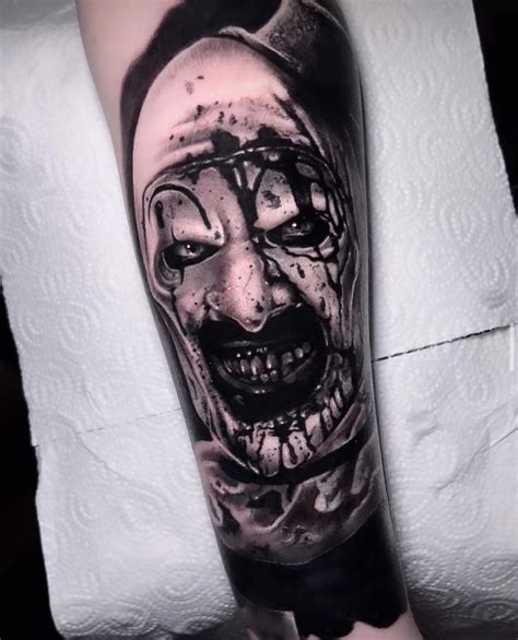 Killer Clowns Tattoos Choking Evil Clown Tattoo Best Tattoo Ideas