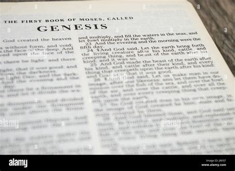 King James Bible Genesis Hi Res Stock Photography And Images Alamy