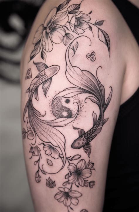 Koi Fish Tattoo Design 40 Coy Fish Tattoo Ideas