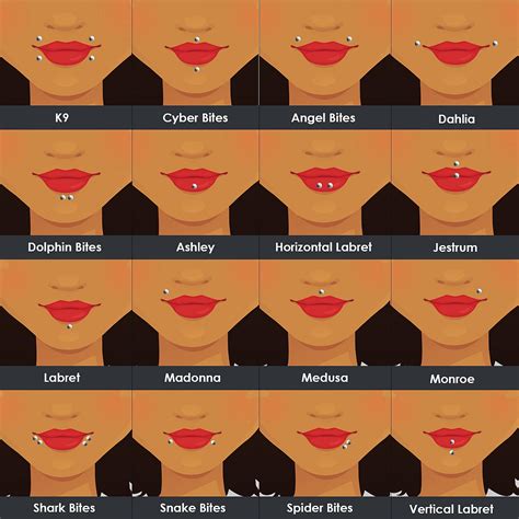 Lip Piercing Types A Guide To Different Styles Lip Piercing Types A Guide To Different Styles
