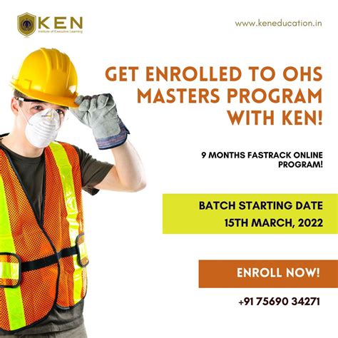 Masters Honor In Health Safety And Environment Management Ken Institute Masters Honor In Health Safety And Environment Management Ken Institute
