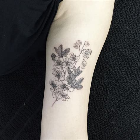 May Birth Flower Hawthorn Tattoo At Evan Olsen Blog May Birth Flower Hawthorn Tattoo At Evan Olsen Blog