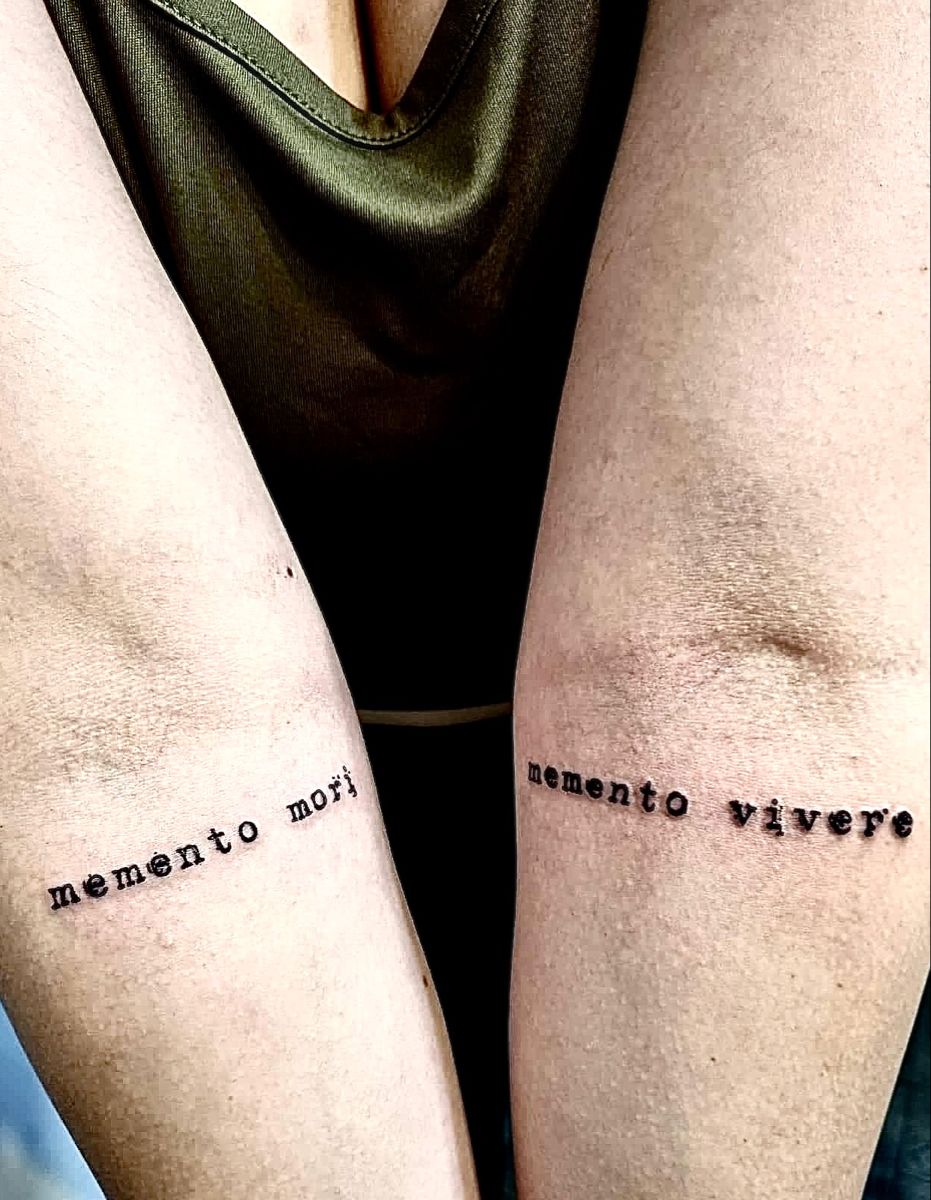 Memento Vivere Memento Mori Sleeve Tattoos Portrait Tattoo Quick
