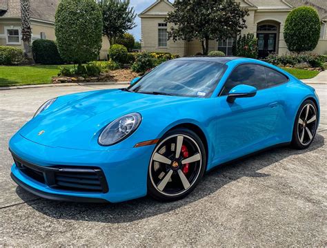 Miami Blue Porsche