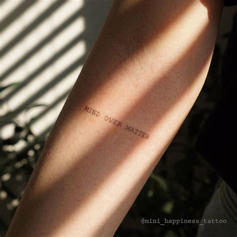 Mind Over Matter Tattoo Tumblr Mind Over Matter Tattoo Tumblr
