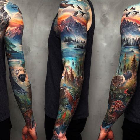 Nature Tattoo Sleeve Embrace The Wilderness On Your Canvas Your Own