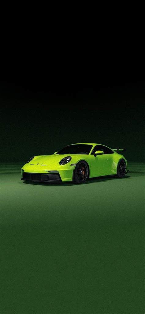 Neon Green Porsche Wallpaper