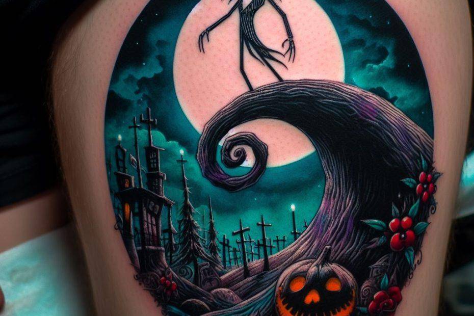 Nightmare Before Christmas Tattoo Designs