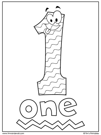 Number 5 Sheet Coloring Pages