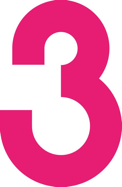 Number Clipart Individual Number Three Clipart Png Image 3643074