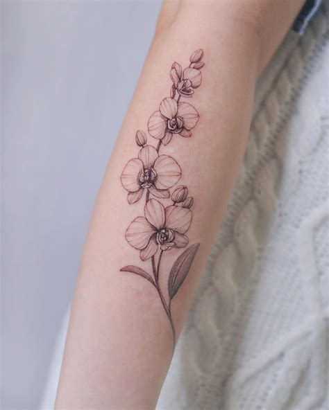 Orchid Flower Tattoo